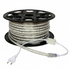 electrice bihor - banda led 220v 60led/m 14.4w/m ip65 r5050 6400k - odosun - od6653