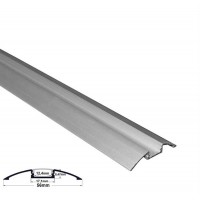 Profil aluminiu,pentru banda LED, aparent, OVAL, 1m